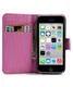Apple iPhone 5C Wallet Hoesje Lotus Bloem afbeelding 5
