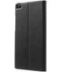 Huawei Ascend P8 View Window Flip Case Zwart afbeelding 3