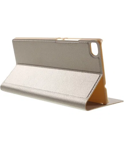 Huawei Ascend P8 View Window Flip Case Goud afbeelding 2