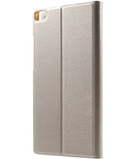 Huawei Ascend P8 View Window Flip Case Goud afbeelding 3