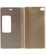 Huawei Ascend P8 View Window Flip Case Goud afbeelding 4