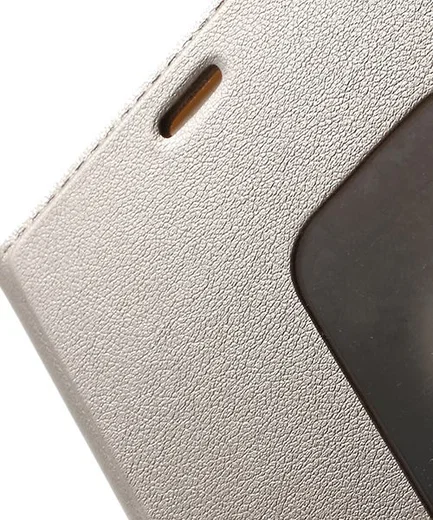 Huawei Ascend P8 View Window Flip Case Goud afbeelding 6