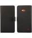 Microsoft Lumia 640 Split Leather Wallet Case Zwart afbeelding 1