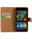 Microsoft Lumia 640 Split Leather Wallet Case Zwart afbeelding 2