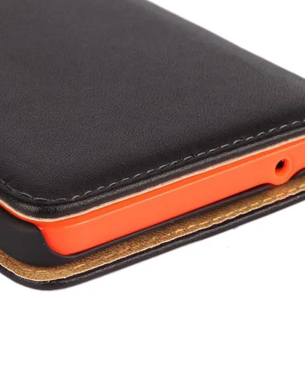 Microsoft Lumia 640 Split Leather Wallet Case Zwart afbeelding 8