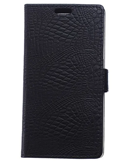 Huawei Ascend P8 Lite Crocodile Wallet Case Zwart afbeelding 1