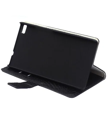 Huawei Ascend P8 Lite Crocodile Wallet Case Zwart afbeelding 7