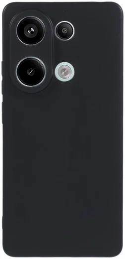 Xiaomi Poco M6 Pro 4G/Redmi Note 13 Pro 4G Hoesje Dun TPU Back Cover Matte Zwart afbeelding 1