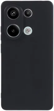Xiaomi Poco M6 Pro 4G/Redmi Note 13 Pro 4G Hoesje Dun TPU Back Cover Matte Zwart