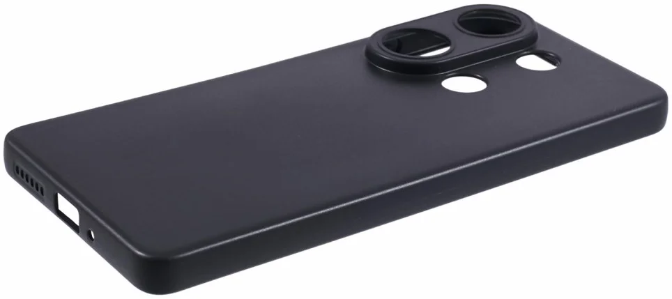 Xiaomi Poco M6 Pro 4G/Redmi Note 13 Pro 4G Hoesje Dun TPU Back Cover Matte Zwart afbeelding 5