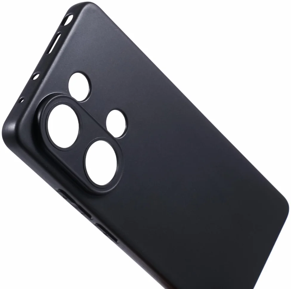 Xiaomi Poco M6 Pro 4G/Redmi Note 13 Pro 4G Hoesje Dun TPU Back Cover Matte Zwart afbeelding 6