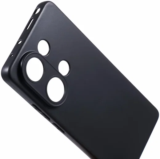 Xiaomi Poco M6 Pro 4G/Redmi Note 13 Pro 4G Hoesje Dun TPU Back Cover Matte Zwart afbeelding 6