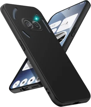 Nothing Phone (2a) / (2a) Plus Hoesje Matte Back Cover Dun TPU Zwart