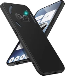 Nothing Phone (2a) / (2a) Plus Hoesje Matte Back Cover Dun TPU Zwart afbeelding