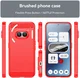 Nothing Phone (2a) / (2a) Plus Hoesje Geborsteld TPU Flexibele Back Cover Rood afbeelding 2
