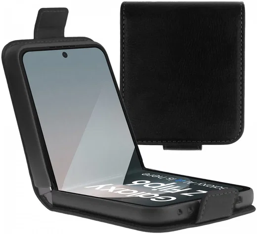 Rosso Element Samsung Galaxy Z Flip 7 FE / 6 Hoesje Book Case Zwart afbeelding 1