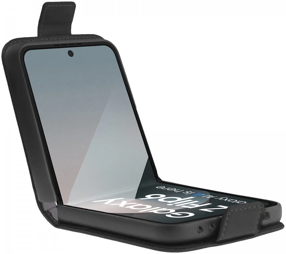 Rosso Element Samsung Galaxy Z Flip 7 FE / 6 Hoesje Book Case Zwart afbeelding 3