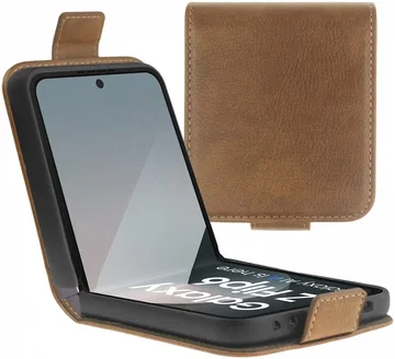 Rosso Element Samsung Galaxy Z Flip 7 FE / 6 Hoesje Book Case Bruin