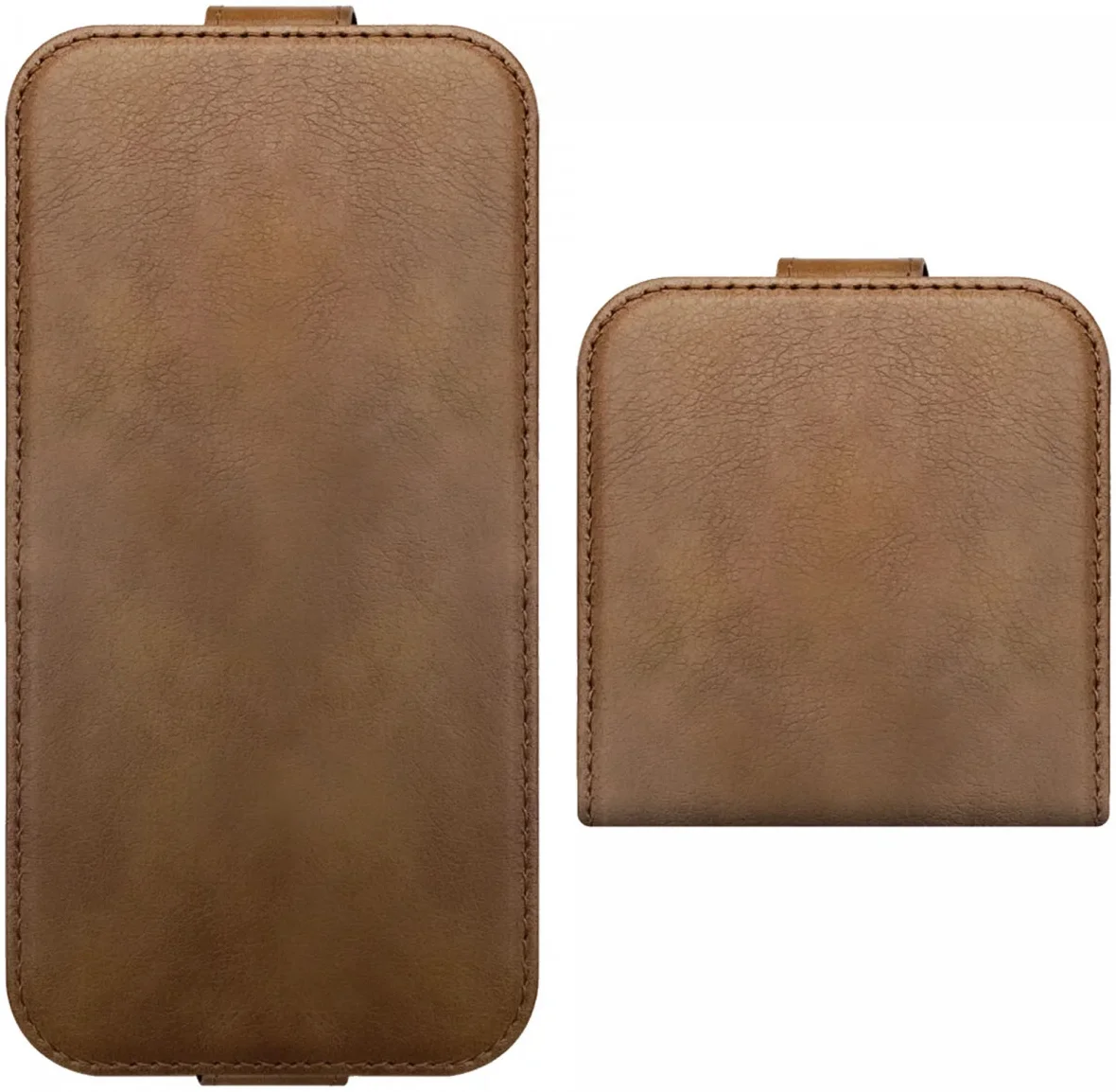Rosso Element Samsung Galaxy Z Flip 7 FE / 6 Hoesje Book Case Bruin afbeelding 6