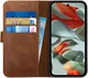 Rosso Deluxe Google Pixel 9 Pro XL Hoesje Echt Leer Book Case Bruin