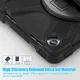 Lenovo Tab M11 / K11 Hoes Back Cover met Kickstand en Handriem Zwart afbeelding 8