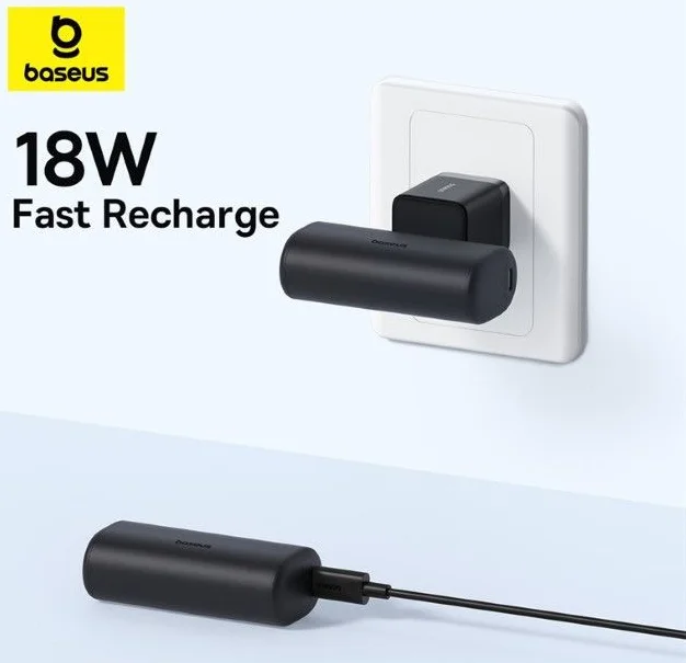 Baseus (20W) Power Delivery Mini Powerbank met USB-C Connector 5.000 mAh Zwart afbeelding 8