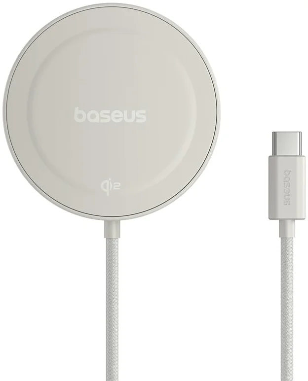 Baseus Simple Mini4 Qi2 MagSafe Draadloze Oplader 15W Goud afbeelding 1