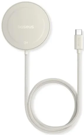 Baseus Simple Mini4 Qi2 MagSafe Draadloze Oplader 15W Goud afbeelding 2