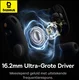 Baseus Eli Sport 1 Draadloze Open-Ear Sport Oordopjes met Nekband Zwart afbeelding 6