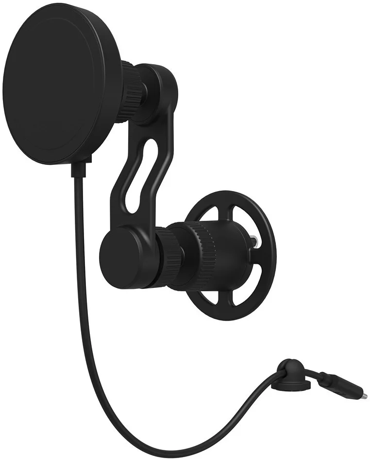 Mophie Qi2 MagSafe Ventilatierooster Telefoonhouder met 30W Lader Zwart afbeelding 13