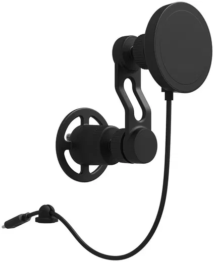 Mophie Qi2 MagSafe Ventilatierooster Telefoonhouder met 30W Lader Zwart afbeelding 2