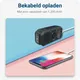 Zonnepaneel Powerbank met Opwindbare Noodradio 1.200 mAh en Zaklamp Zwart afbeelding 5