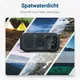 Zonnepaneel Powerbank met Opwindbare Noodradio 1.200 mAh en Zaklamp Zwart afbeelding 7