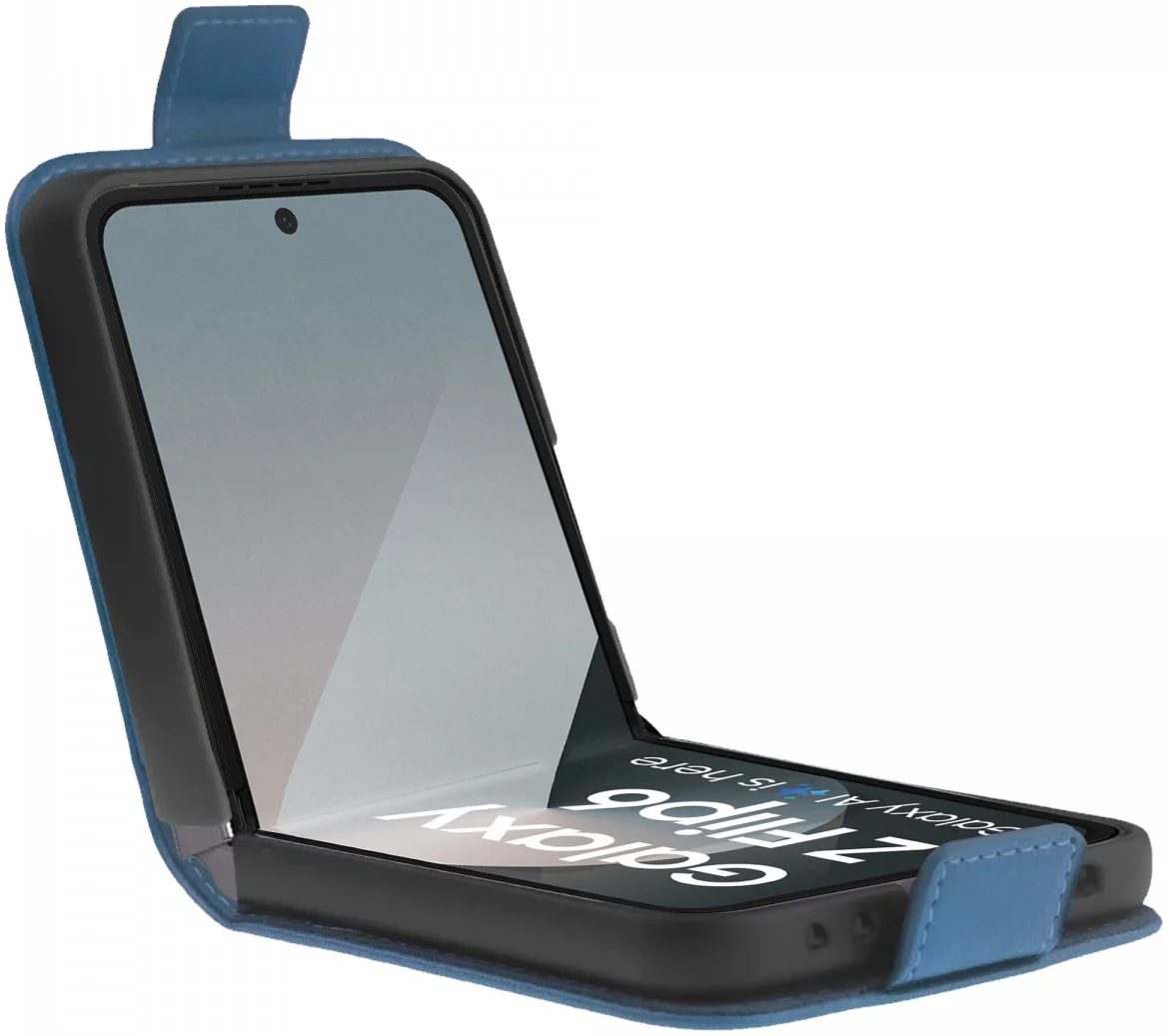 Rosso Element Samsung Galaxy Z Flip 7 FE / 6 Hoesje Book Case Blauw afbeelding 3
