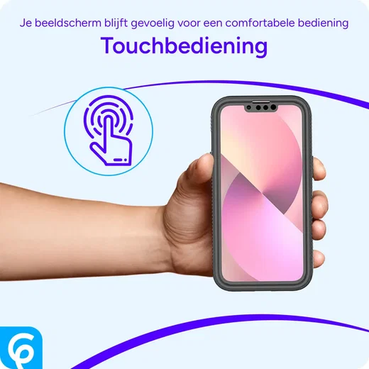Samsung Galaxy A35 Hoesje Full Protect 360° Cover Hybride Zwart afbeelding 6