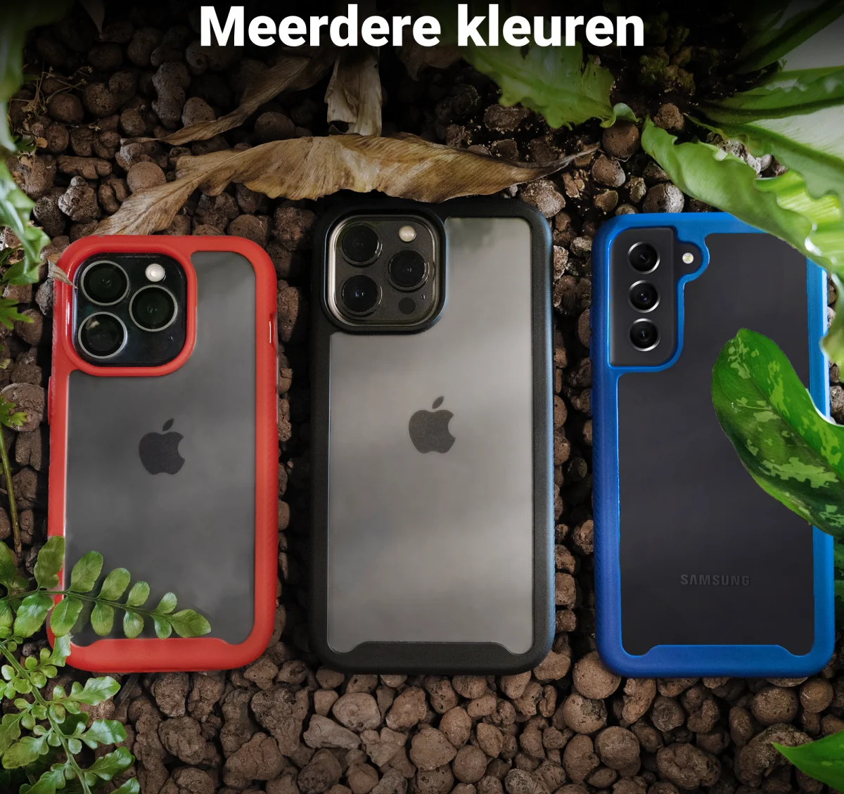 Samsung Galaxy A35 Hoesje Full Protect 360° Cover Hybride Blauw afbeelding 8