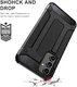 Samsung Galaxy A35 Hoesje Shock Proof Hybride Back Cover Zwart afbeelding 4