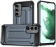Samsung Galaxy A55 Hoesje Shock Proof Hybride Back Cover Blauw