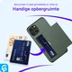 Samsung Galaxy A55 Hoesje met Slider Kaarthouder Back Cover Groen afbeelding 6