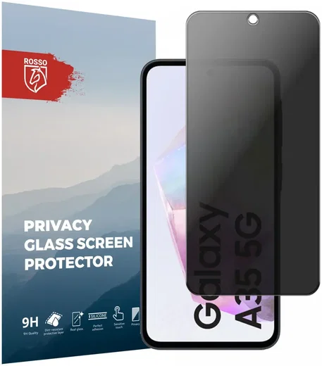 Rosso Samsung Galaxy A35 9H Tempered Glass Screen Protector Privacy afbeelding 1