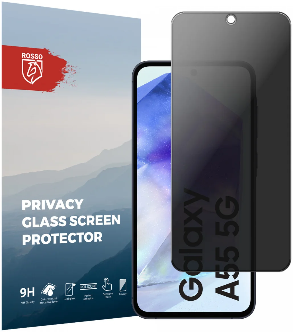 Rosso Samsung Galaxy A55 9H Tempered Glass Screen Protector Privacy afbeelding 1