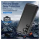 Samsung Galaxy A35 Hoesje Schokbestendige Hardcase Back Cover Zwart afbeelding 2