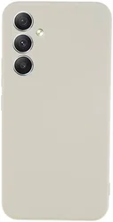 Samsung Galaxy A35 Hoesje met Camera Bescherming Dun TPU Beige afbeelding