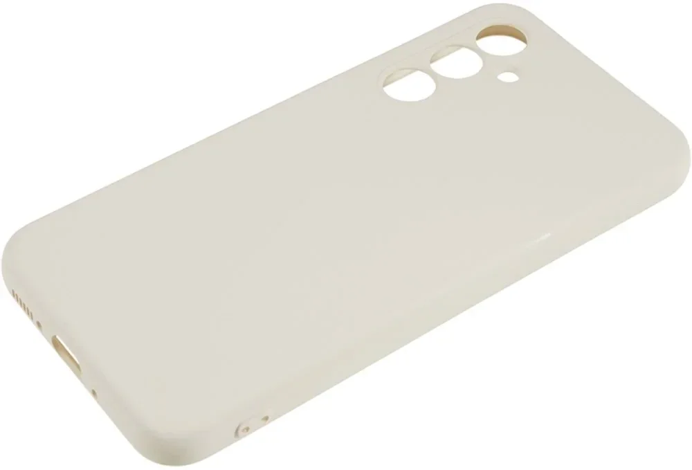 Samsung Galaxy A35 Hoesje met Camera Bescherming Dun TPU Beige afbeelding 4