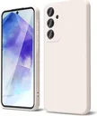 Samsung Galaxy A55 Hoesje met Camera Bescherming Dun TPU Beige