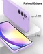 Samsung Galaxy A55 Hoesje met Camera Bescherming Dun TPU Paars afbeelding 2