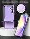 Samsung Galaxy A55 Hoesje met Camera Bescherming Dun TPU Paars afbeelding 4