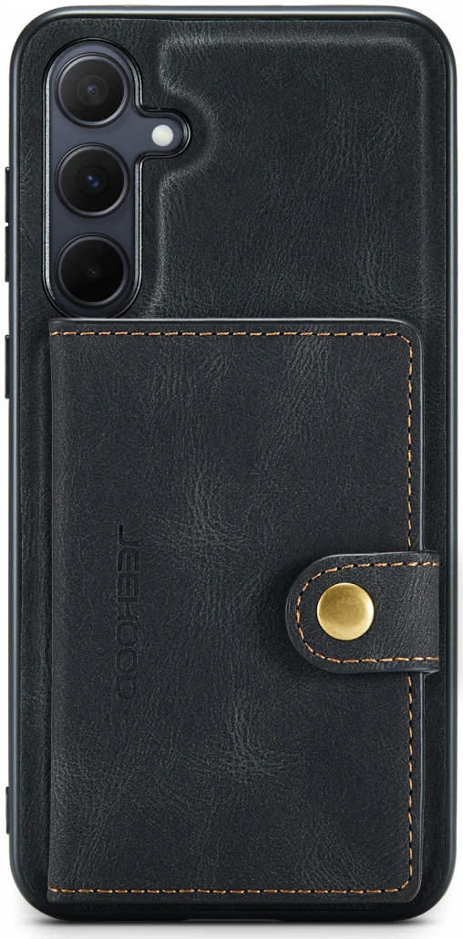 CaseMe JH-01 Samsung Galaxy A55 Hoesje Magnetische Kaarthouder Zwart afbeelding 12