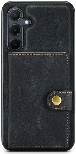 CaseMe JH-01 Samsung Galaxy A55 Hoesje Magnetische Kaarthouder Zwart afbeelding 12