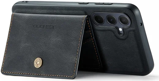 CaseMe JH-01 Samsung Galaxy A55 Hoesje Magnetische Kaarthouder Zwart afbeelding 13